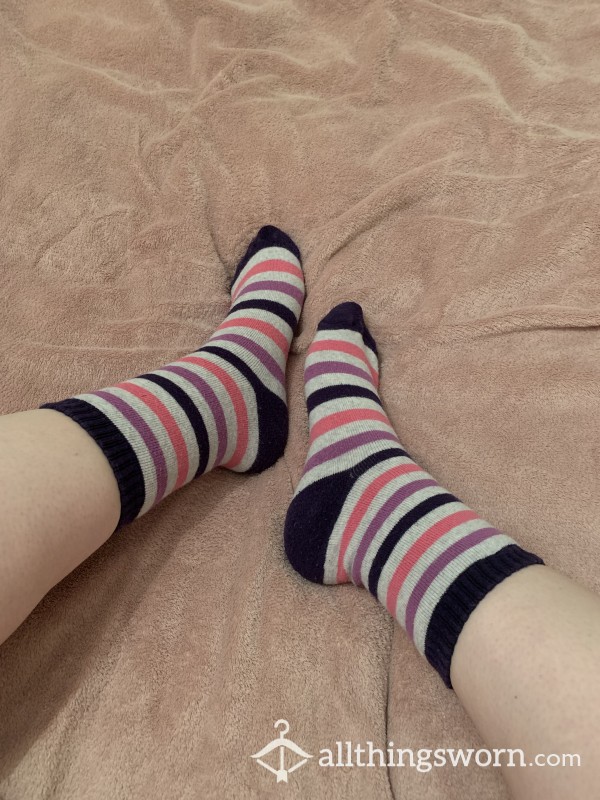 Striped Bed Socks 🧦