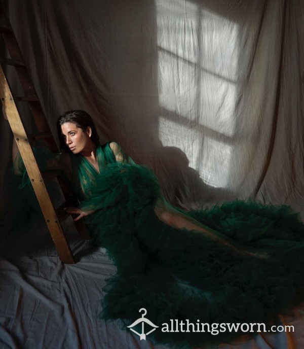 Stunning Green Gown/ Robe