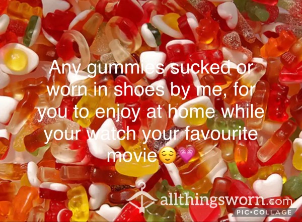Sucked Gummies/Worn Gummies In Shoes🍭🙈