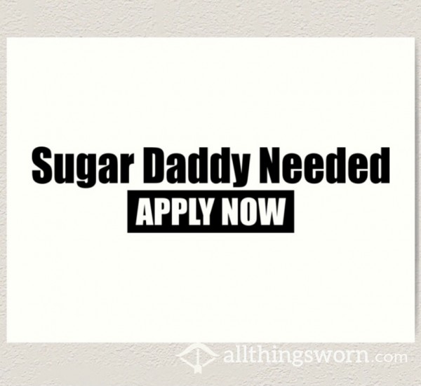 Sugar Daddy Opening!
