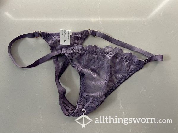 Sultry Purple Thong