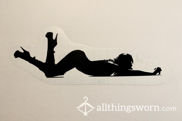 Sultry Silhouette Sticker