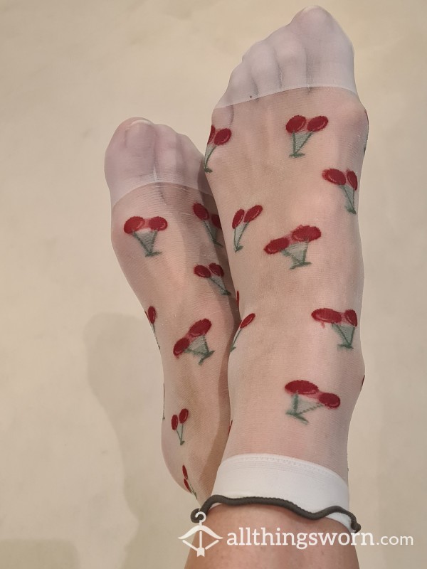 Super Cute Cherry Pop Socks