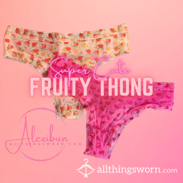 Super Cute Fruity Thong - International Shipping Included!