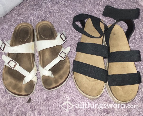Super Dirty Sandals $50 Each Or Both For $90