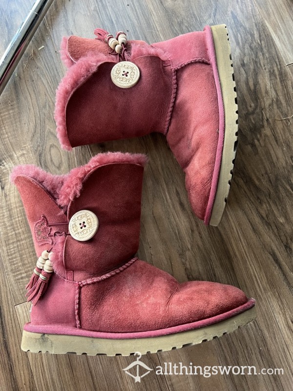 💗💕super Plush Uggs In Perfectly Deep Rose 🥰🌸