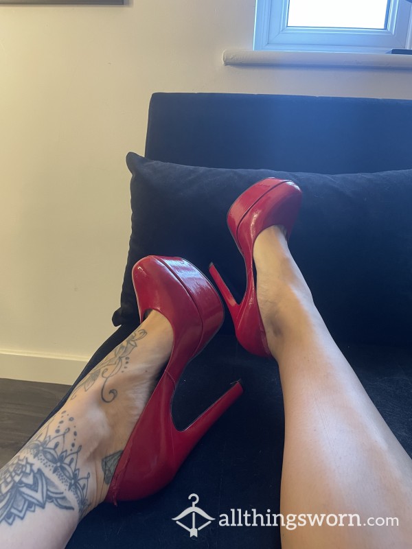 Super Sexy Red Devil High Heels
