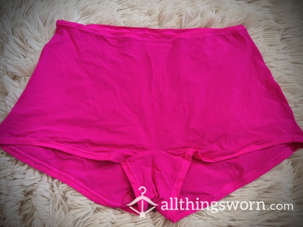 Super Soft, Hot Pink Boyleg Shorts $30aud