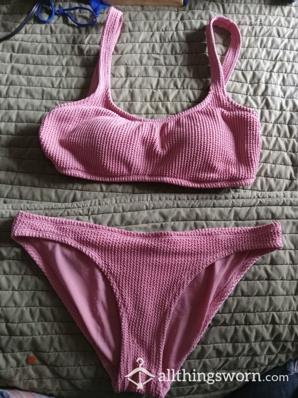 Super Soft Pink Bikini Size Large