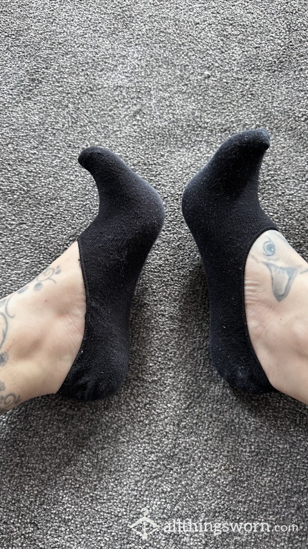 SUPER Stinky Black Pot Socks / Ankle Socks