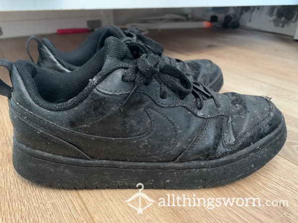 Super Sweaty Well-worn Work Shoes