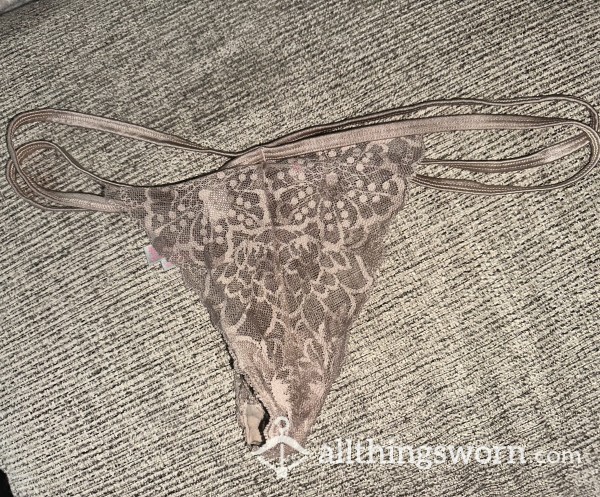 Super Used Over Worn Thong