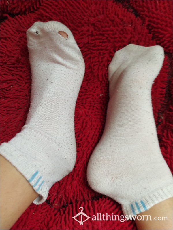 Super Used White Socks