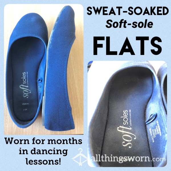 Sweat-soaked Cushion-sole Flats!