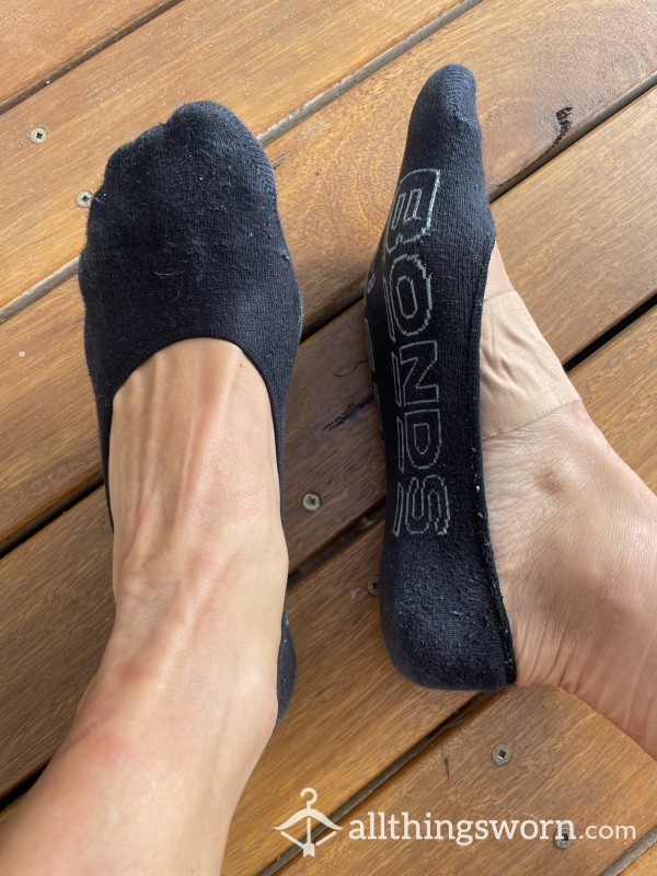 Sweaty Black Mini Gym Socks
