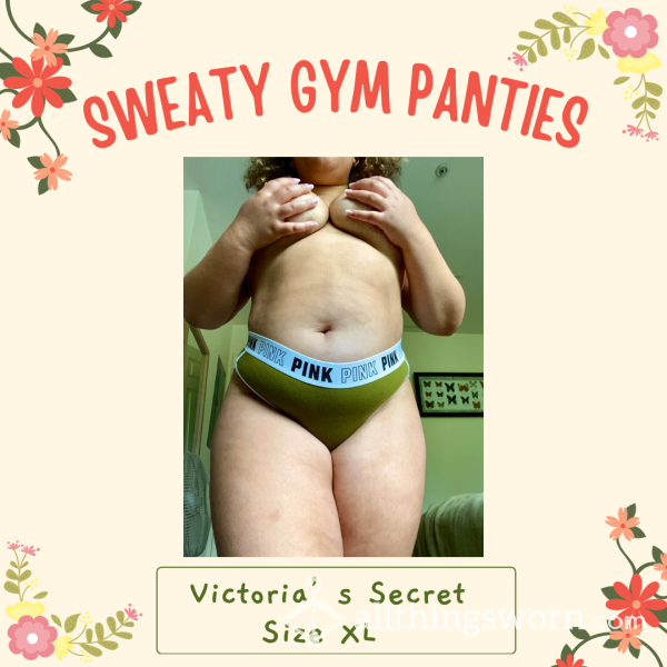 Sweaty Green Cotton Victoria’s Secret Panties | Size Xl