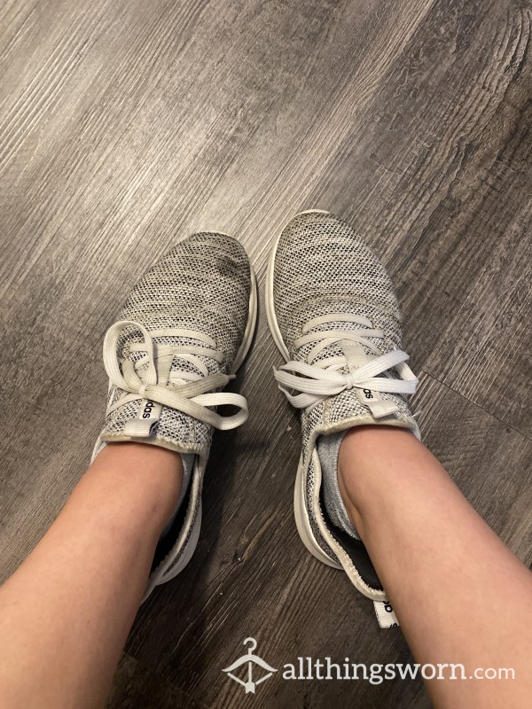 Well Worn Sweaty Running Shoes