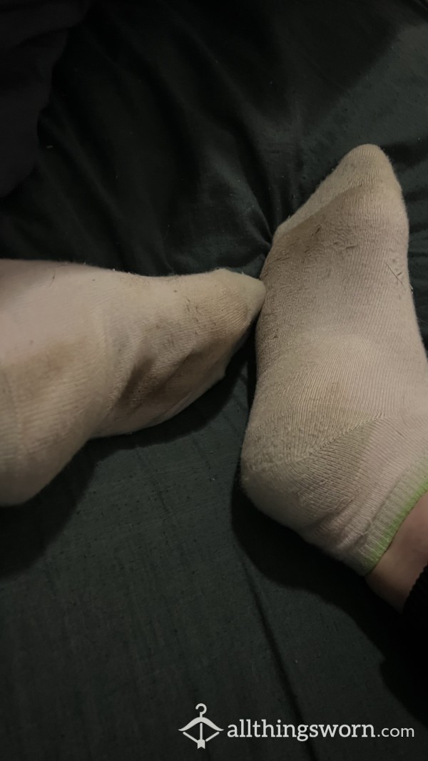 Sweaty Smelly Filthy Socks READY NOW Light Green Detail