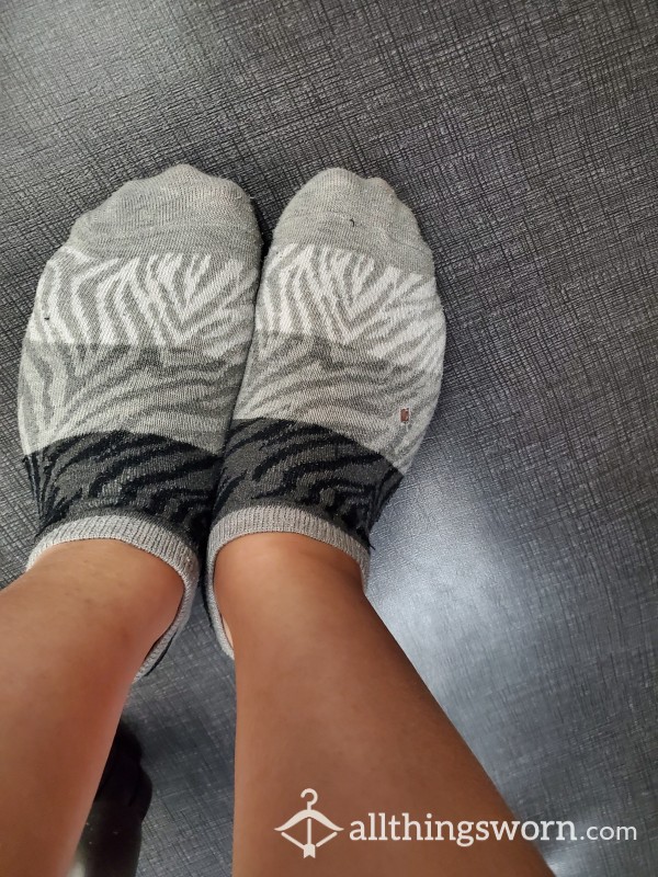 Sweaty Socks After Morning Run And Cleaning The House