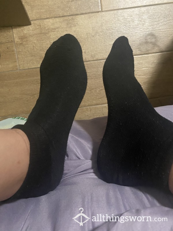 Sweaty Socks Worn During 8 Hour Work Shift