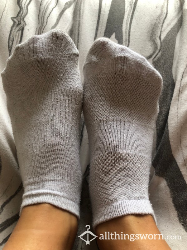 Sweaty Stained White Socks! 🧦