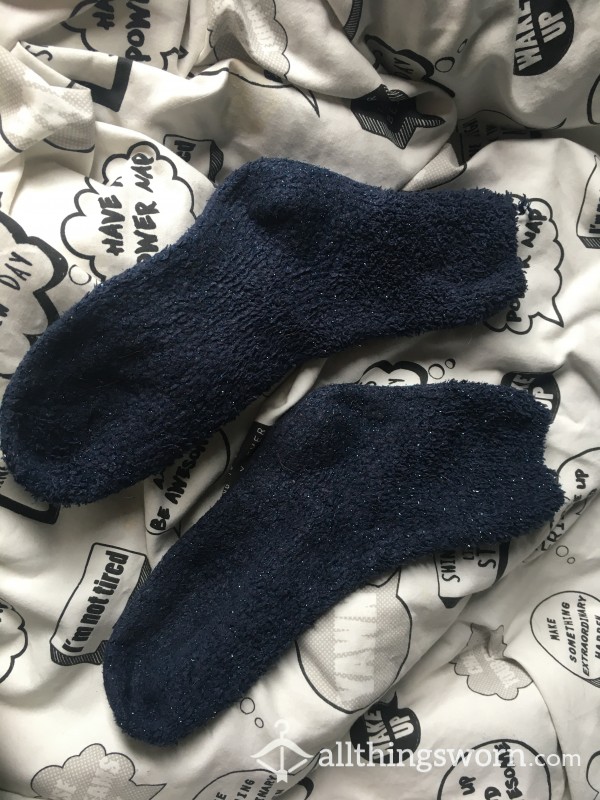 Sweaty Thick Socks - Will Wear While Working And Walking Around For As Long As Requested.