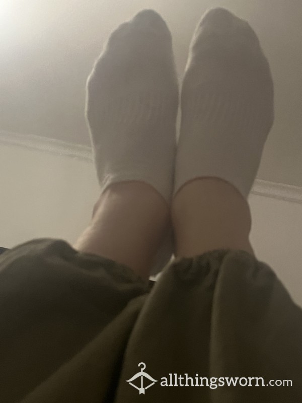 Sweaty White Socks Worn For 2 Days And A Night