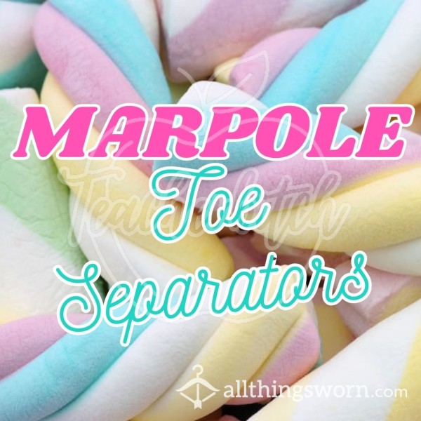 Sweaty, Workout Marpole Marshmallow Toe Separators | Feet Tasting