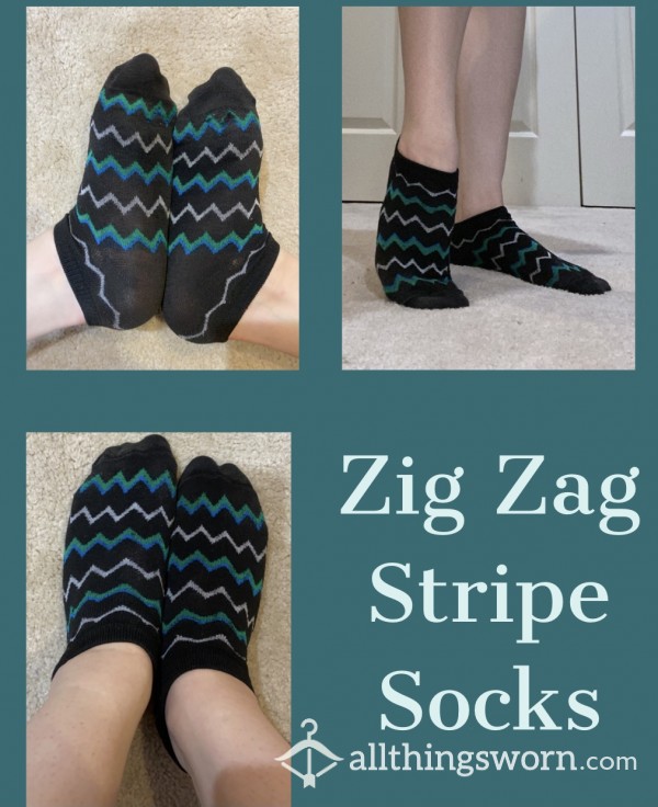 Zig Zag Stripe Socks