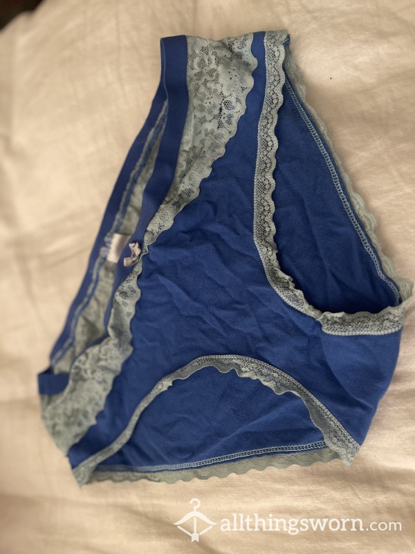 Sweet And Soft Blue Panties With Picture Of Me Wearing Them Included 🤤