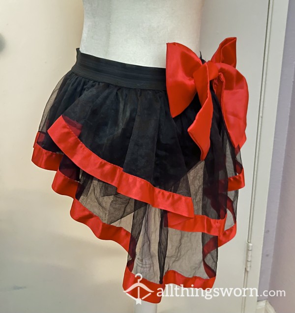 Sweet Black-red Mini Tutu/ Size One Size