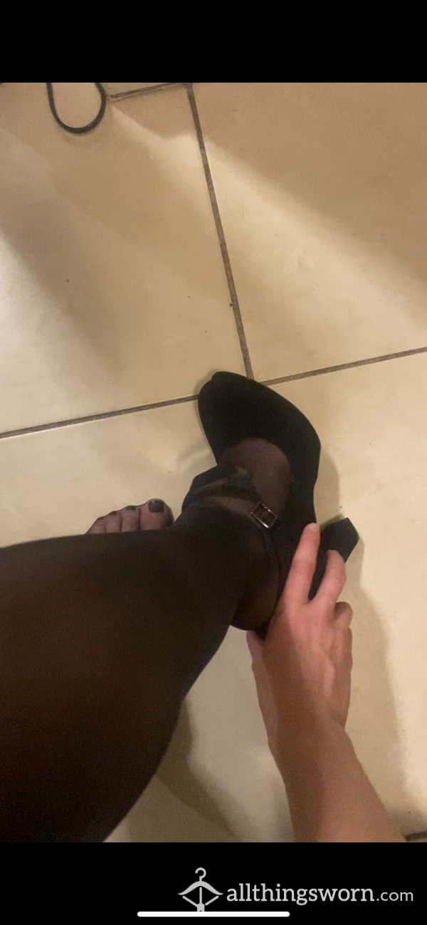Taking Off My Heels After A Long Day Of Flying
