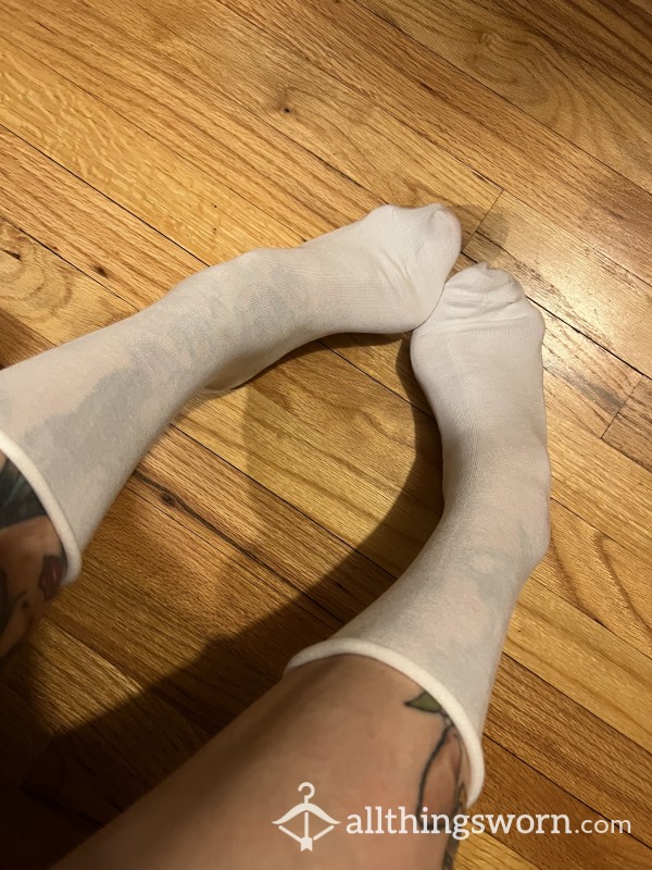 Tall White Ralph Lauren Socks