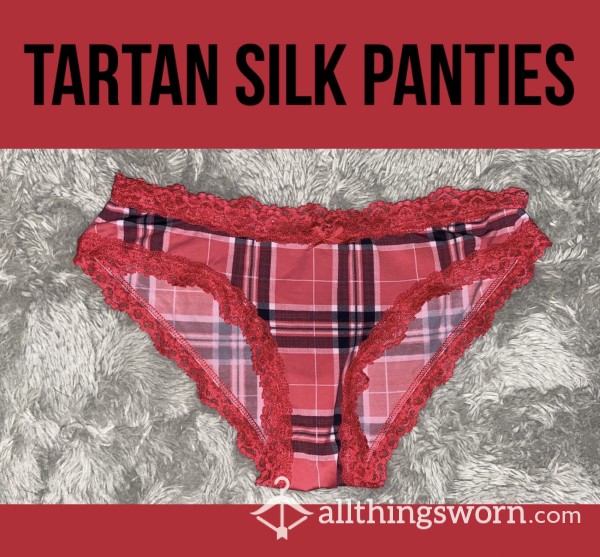 *reduced* Tartan Silk Panties💥