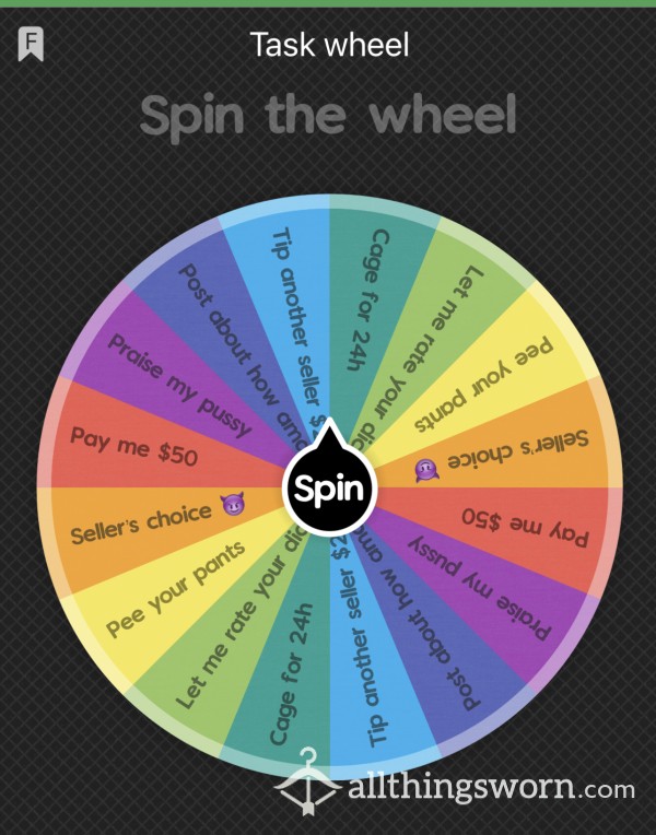 Task Wheel For Losers