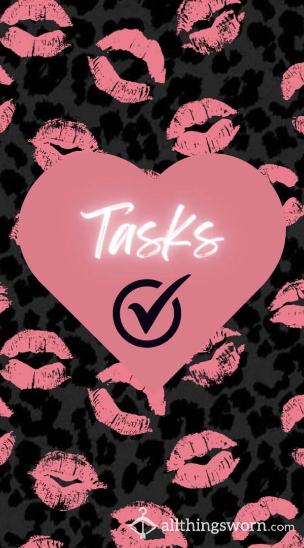 ⚠️ Tasks ! Are You Looking For Tasks? Are You Willing To Do Anything I Ask? Humiliation Sissy SubDom Control Play