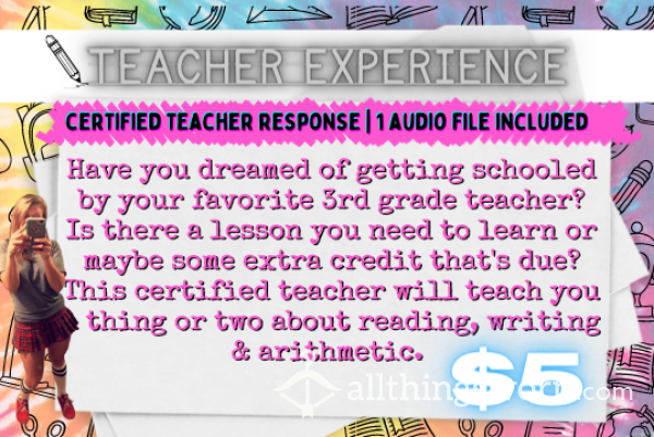 🚌 Teacher Experience 🏫