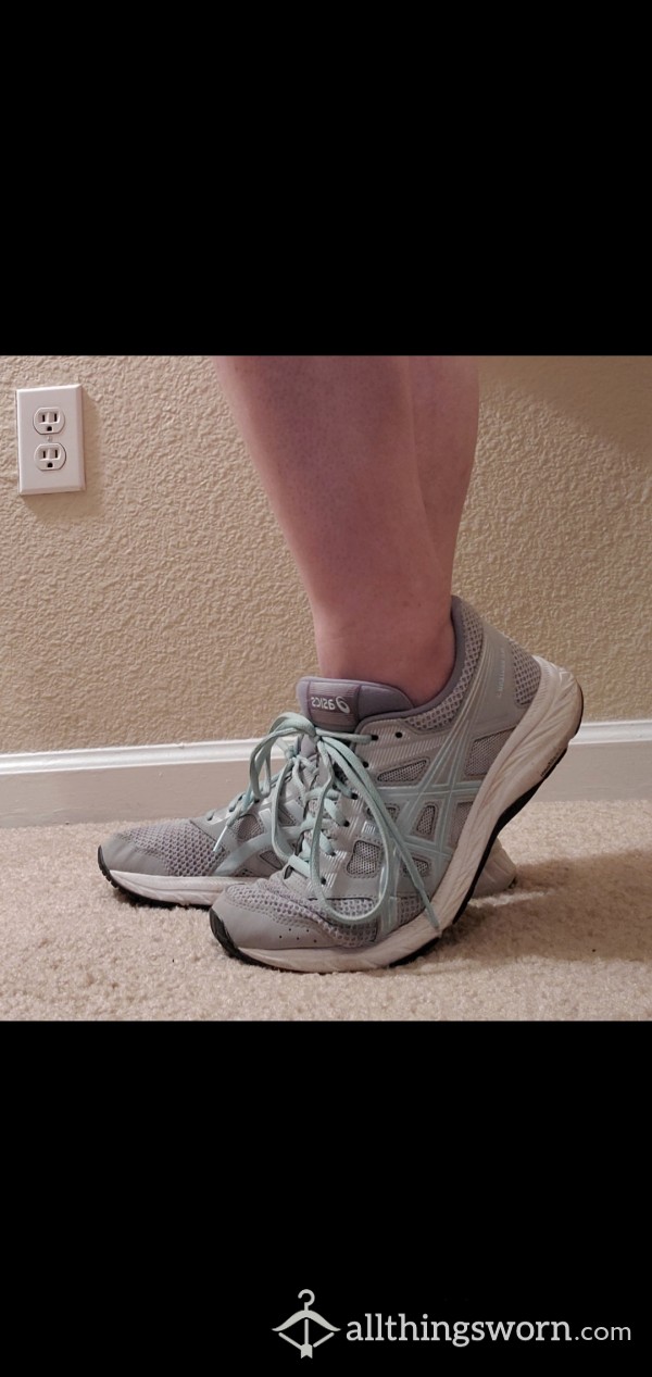 Teal/Gray 5 Year Old Trainers/Sneakers