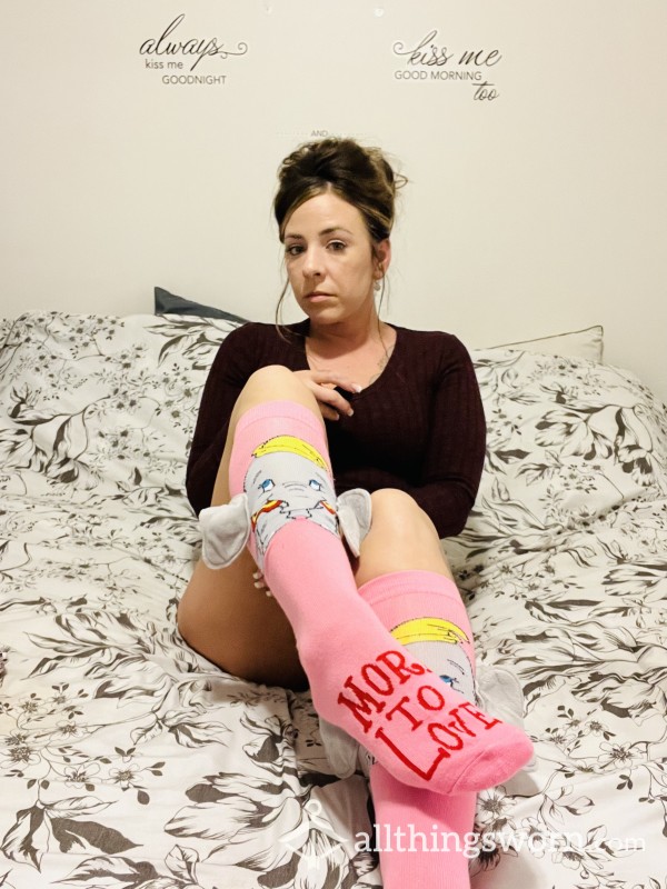 Teasing You With My Sexy Long Socks.
