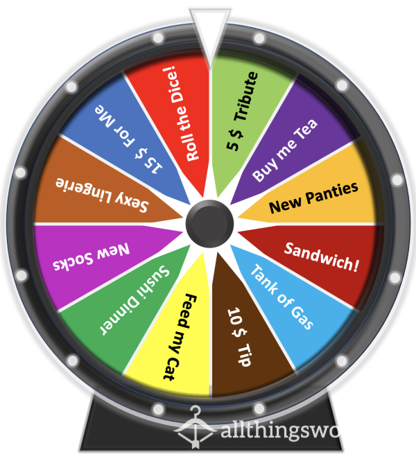 Template For Spin Wheel Games!  * Calling Fellow Dom/mes *