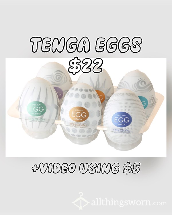 Tenga Egg Masturbator With/without Video Using