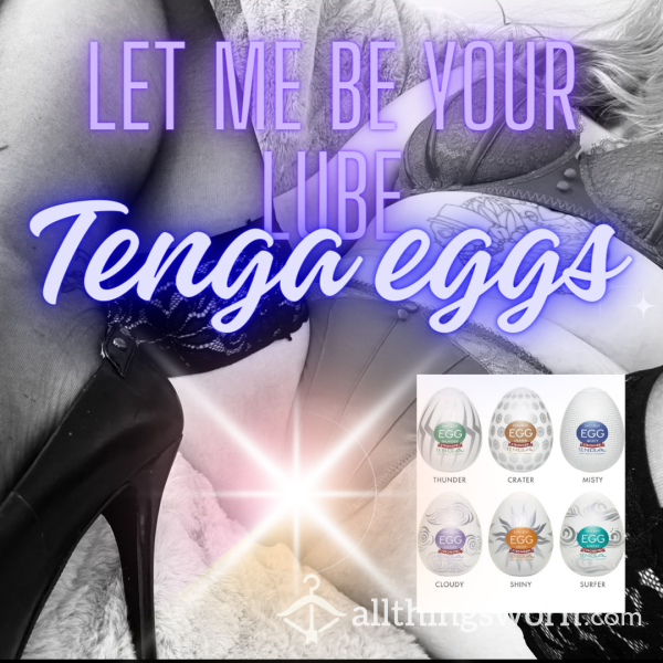 Tenga Egg Used By LadyChastity Enjoy My Pleasure.