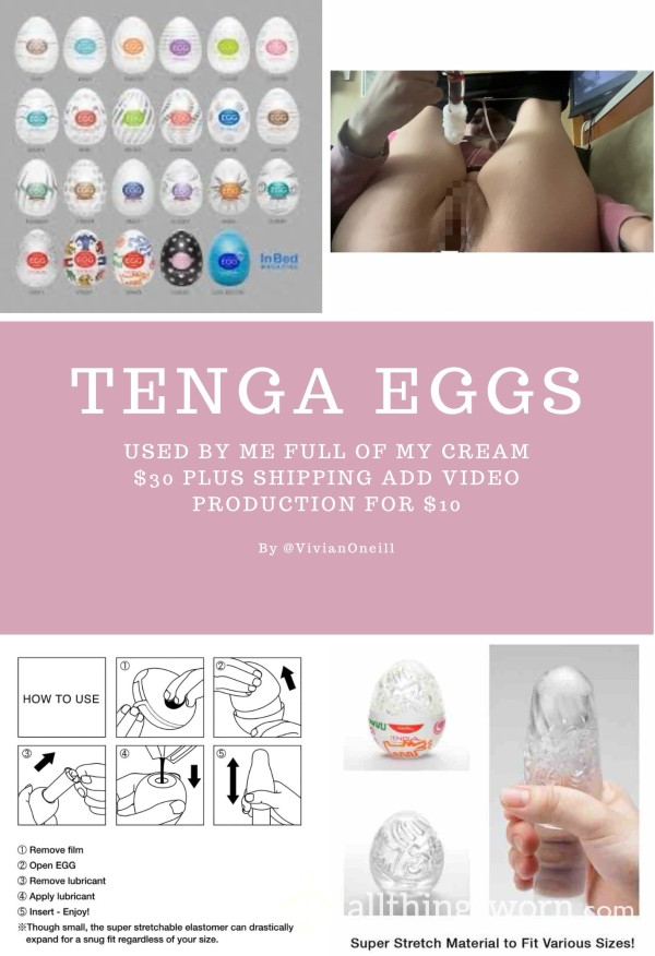 Tenga Eggs Used