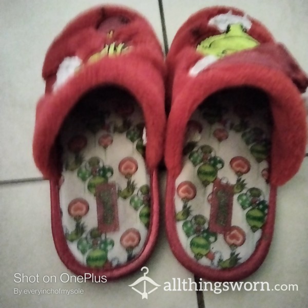 The Grinch House Slippers