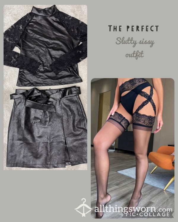 The Perfect Slutty Sissy Outfit