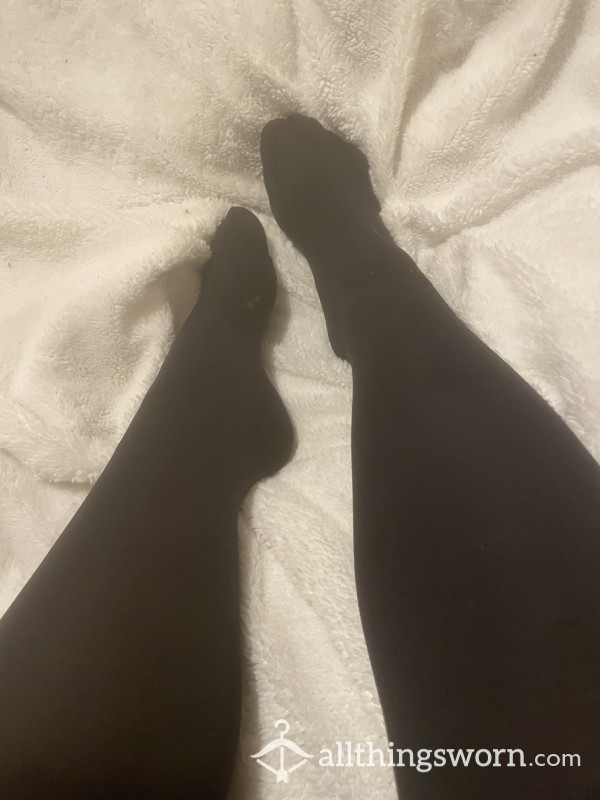 Thick Black 120d Work Tights
