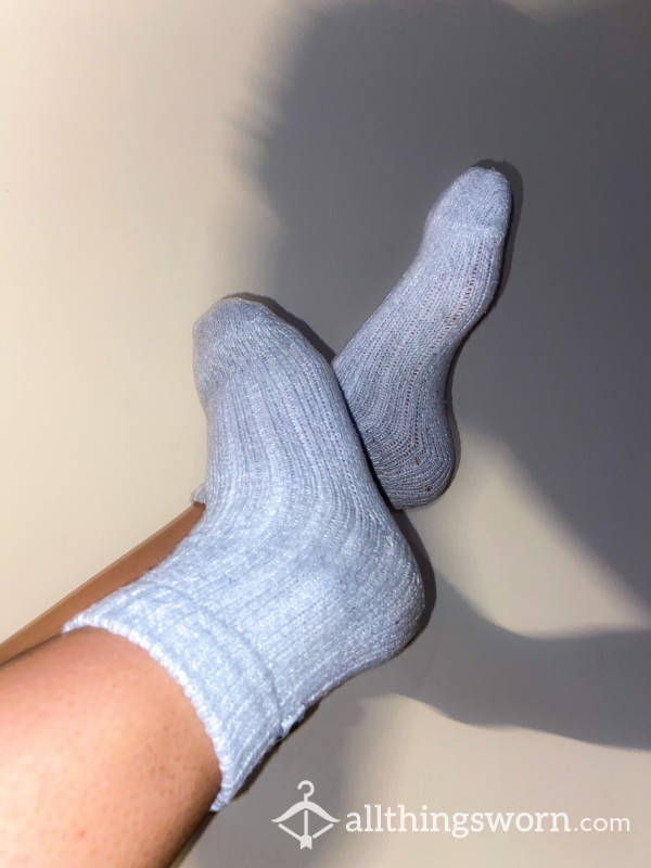 🤍 CHUNKY GREY SOCKS - THICK MATERIAL  🤍