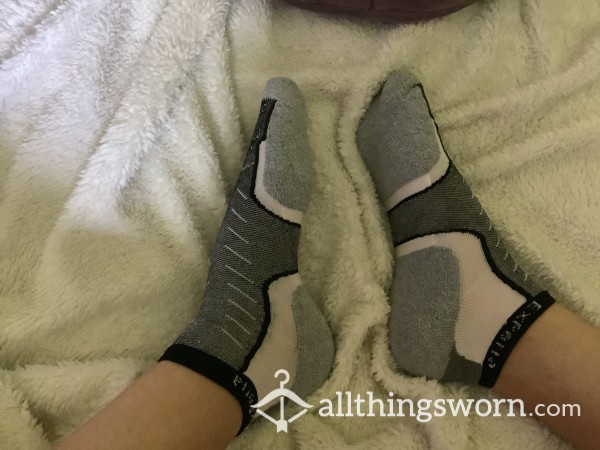 Thick Grey Socks Worn To Your Kinky Desires