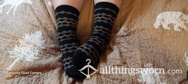 Thick Patterned Boot Socks