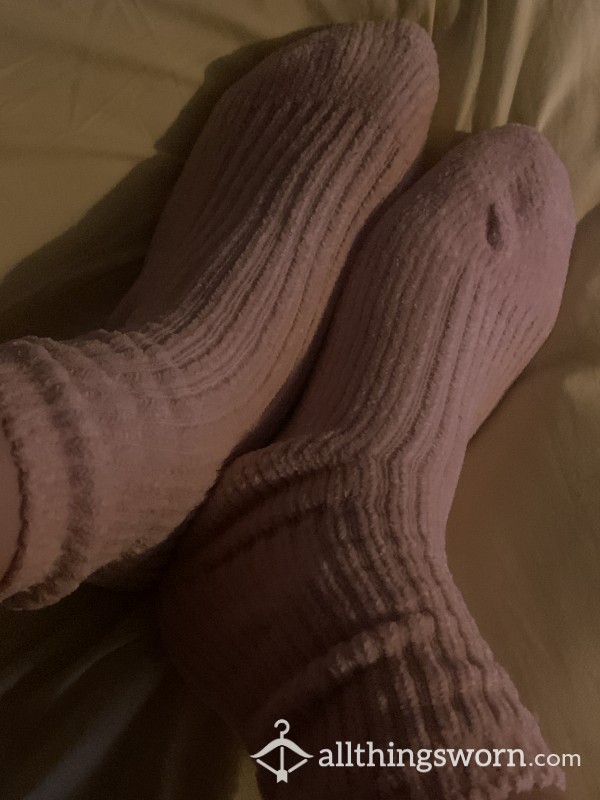 Thick Pink Socks